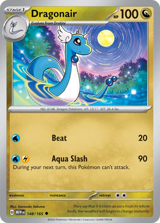Pokemon Dragonair - 148/165 148/165 SV: Scarlet & Violet 151 Normal - EternaCards