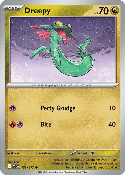 Pokemon Dreepy - 158/217 158/217 ME: Ascended Heroes Normal - EternaCards