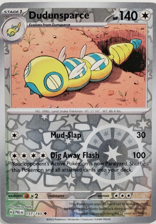 Pokemon Dudunsparce 157/193 SV02: Paldea Evolved Normal - Eterna Cards