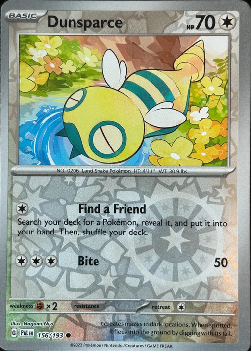 Pokemon Dunsparce 156/193 SV02: Paldea Evolved Normal - Eterna Cards