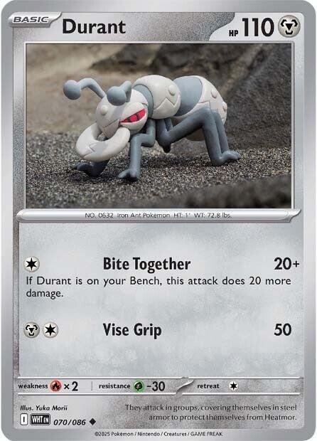 Pokemon Durant 070/086 SV: White Flare Normal - EternaCards