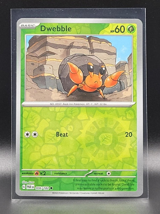 Pokemon Dwebble 006/182 SV04: Paradox Rift Normal - Eterna Cards