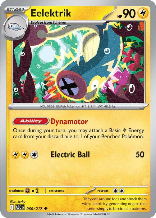 Pokemon Eelektrik 060/217 ME: Ascended Heroes Normal - EternaCards