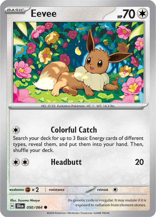 Pokemon Eevee 050/064 SV: Shrouded Fable Reverse Holo - EternaCards