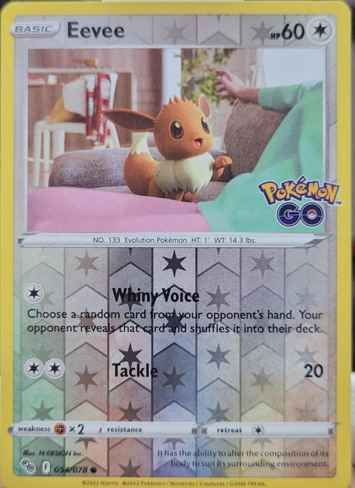 Pokemon Eevee 054/078 Pokemon GO Normal - Eterna Cards