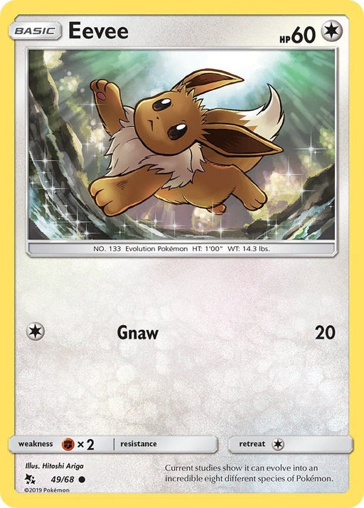 Pokemon Eevee (49) 49/68 Hidden Fates Normal - Eterna Cards