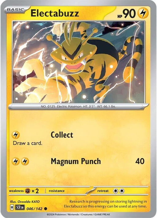 Pokemon Electabuzz 046/142 SV07: Stellar Crown Normal - EternaCards