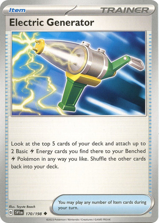 Pokemon Electric Generator 170/198 SV01: Scarlet & Violet Base Set Reverse Holo - EternaCards