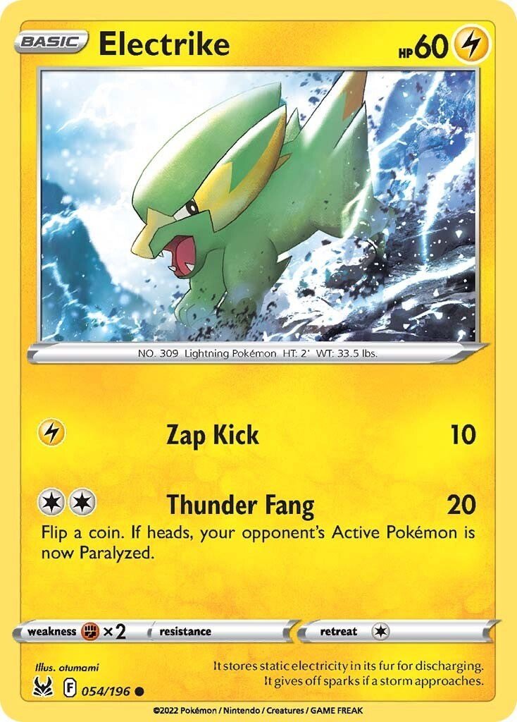Pokemon Electrike 054/196 SWSH11: Lost Origin Normal