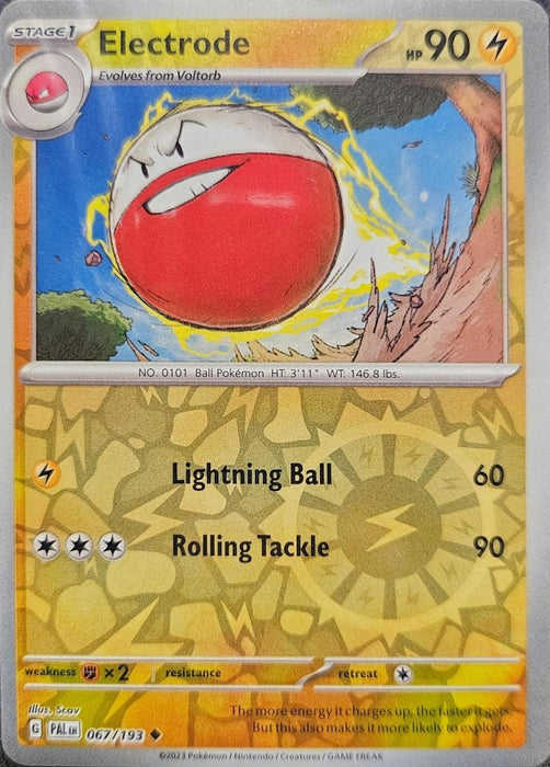 Pokemon Electrode 067/193 SV02: Paldea Evolved Normal - Eterna Cards