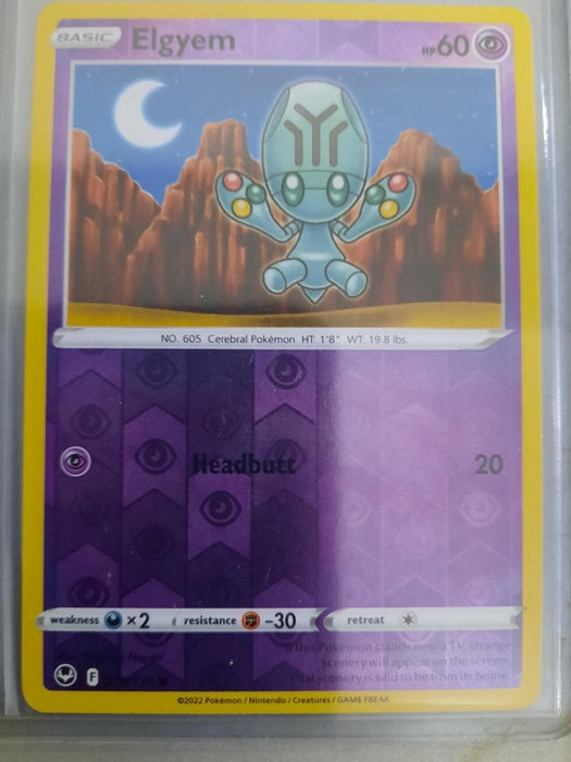 Pokemon Elgyem 079/195 SWSH12: Silver Tempest Normal - Eterna Cards