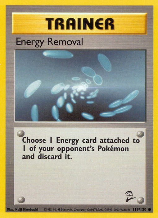 Pokemon Energy Removal 119/130 Base Set 2 Normal - Eterna Cards