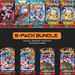 Pokemon English Booster Pack Bundle (9 Packs) - Eterna Cards