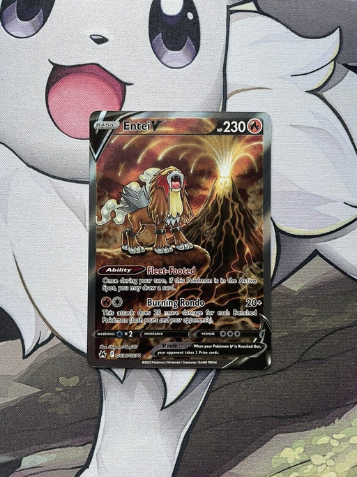 Pokemon Entei V GG36/GG70 Crown Zenith Card 2023 Galarian Gallery - EternaCards