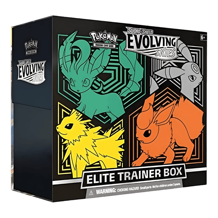 Pokemon Evolving Skies Elite Trainer Box - Leafeon, Umbreon, Jolteon, Flareon - EternaCards