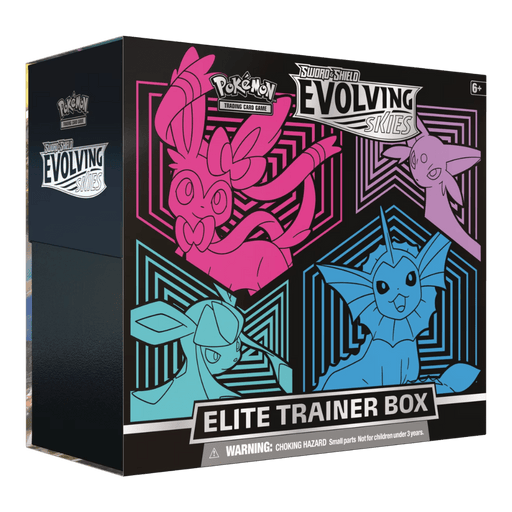 Pokemon Evolving Skies Elite Trainer Box - Sylveon, Espeon, Glaceon, Vaporeon - EternaCards
