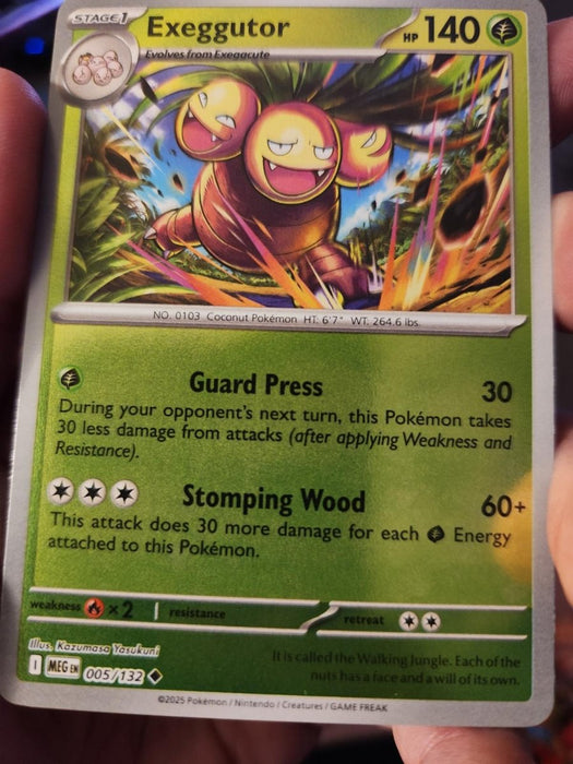 Pokemon Exeggutor - 005/132 ME01: Mega Evolution Normal - Eterna Cards