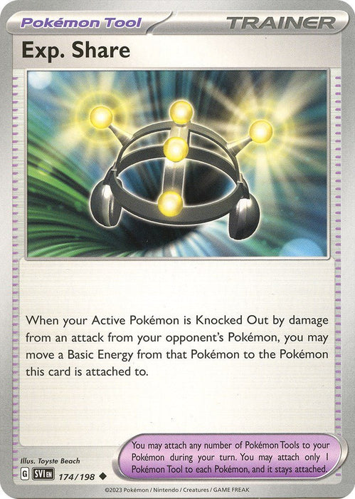 Pokemon Exp. Share 174/198 SV01: Scarlet & Violet Base Set Reverse Holo - EternaCards