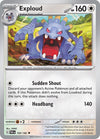 Pokemon Exploud 150/182 SV04: Paradox Rift Normal