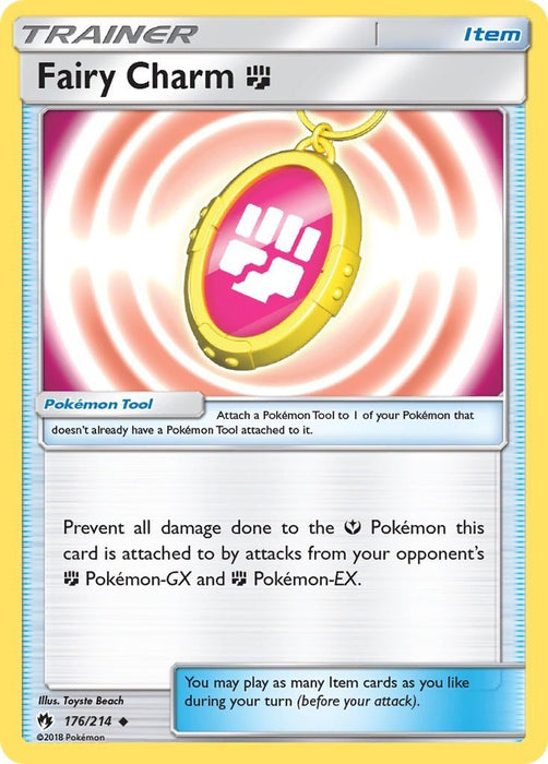 Pokemon Fairy Charm F 176/214 SM - Lost Thunder Reverse Holo - EternaCards