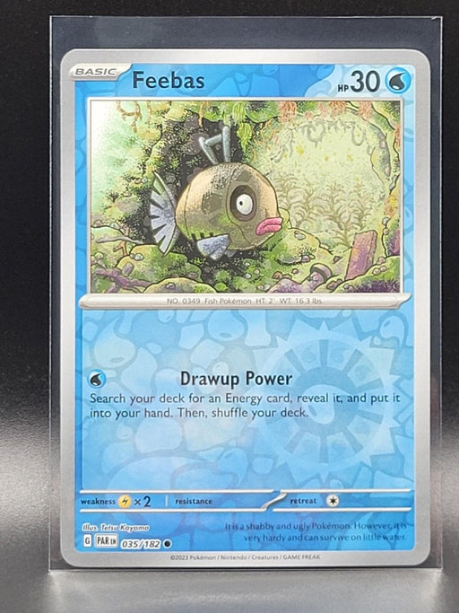 Pokemon Feebas 035/182 SV04: Paradox Rift Normal - Eterna Cards
