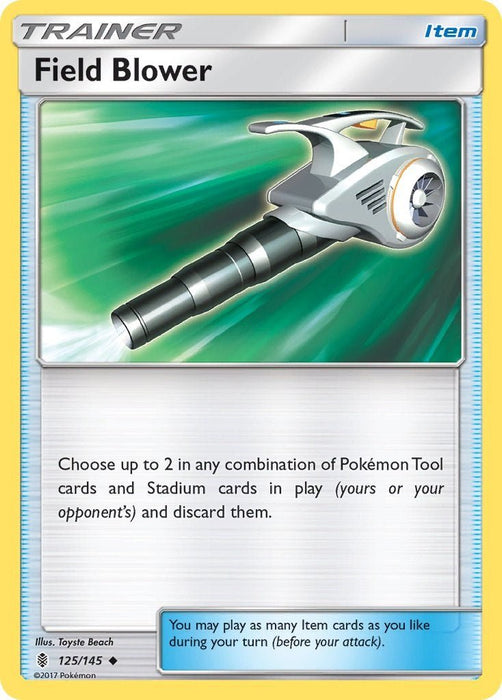 Pokemon Field Blower 125/145 SM - Guardians Rising Reverse Holo - EternaCards