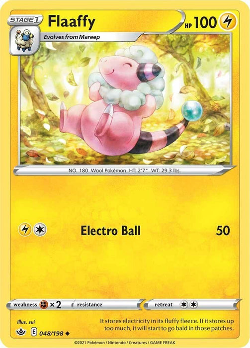 Pokemon Flaaffy 048/198 SWSH06: Chilling Reign Reverse Holo - EternaCards