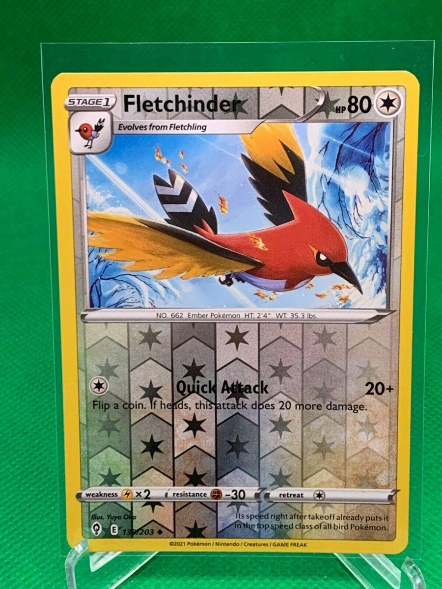 Pokemon Fletchinder 139/203 SWSH07: Evolving Skies Normal