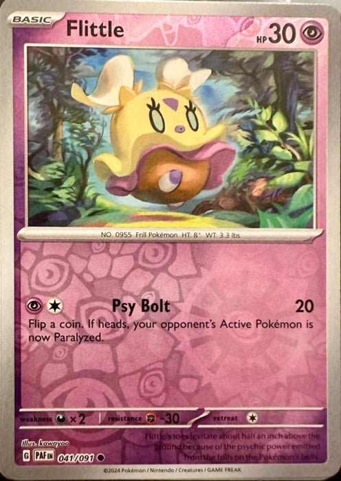 Pokemon Flittle - 041/091 SV: Paldean Fates Normal - Eterna Cards