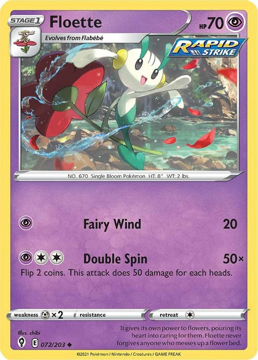 Pokemon Floette 072/203 SWSH07: Evolving Skies Normal - EternaCards