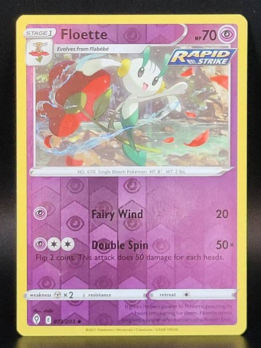 Pokemon Floette 072/203 SWSH07: Evolving Skies Normal - Eterna Cards
