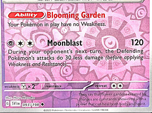 Pokemon Florges 093/198 SV01: Scarlet & Violet Base Set Normal - Eterna Cards