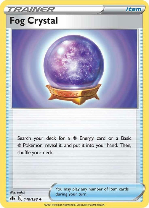 Pokemon Fog Crystal 140/198 SWSH06: Chilling Reign Reverse Holo - EternaCards