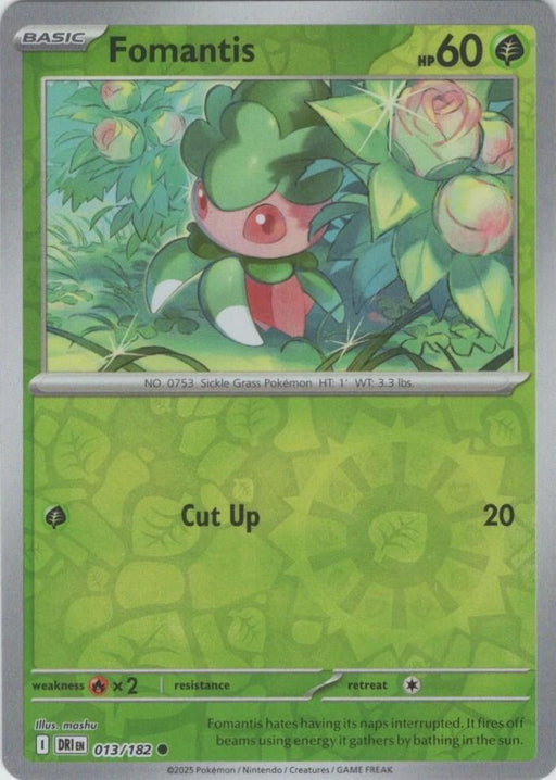 Pokemon Fomantis 013/182 SV10: Destined Rivals Normal - Eterna Cards