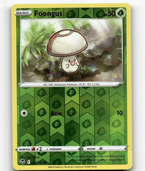 Pokemon Foongus 011/195 SWSH12: Silver Tempest Normal - Eterna Cards