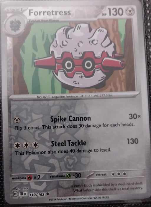 Pokemon Forretress 110/162 SV05: Temporal Forces Normal - Eterna Cards