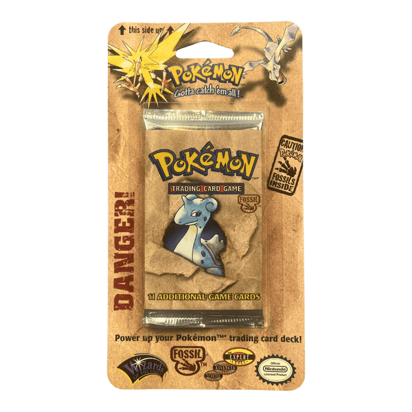 Pokemon Fossil Set Blister Booster Pack (Unweighed) (Lapras Artwork)﹒ - EternaCards