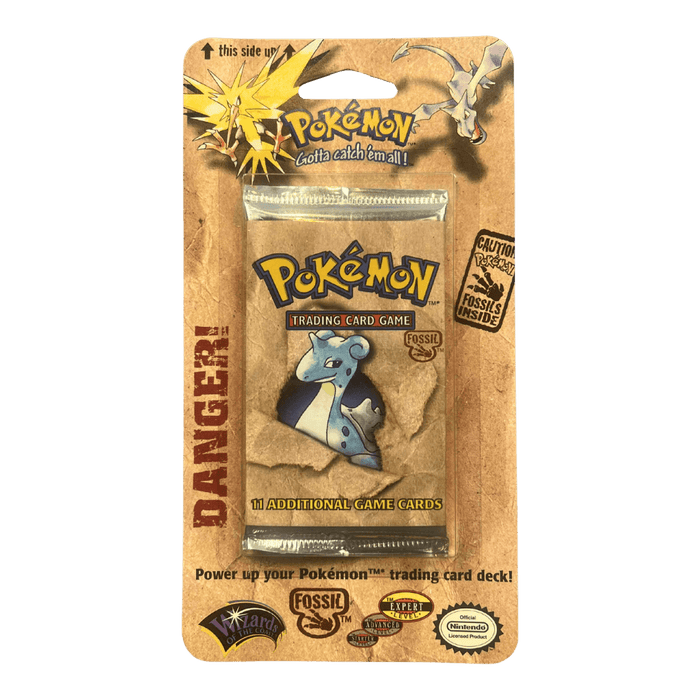 Pokemon Fossil Set Blister Booster Pack (Unweighed) (Lapras Artwork)﹒ - EternaCards