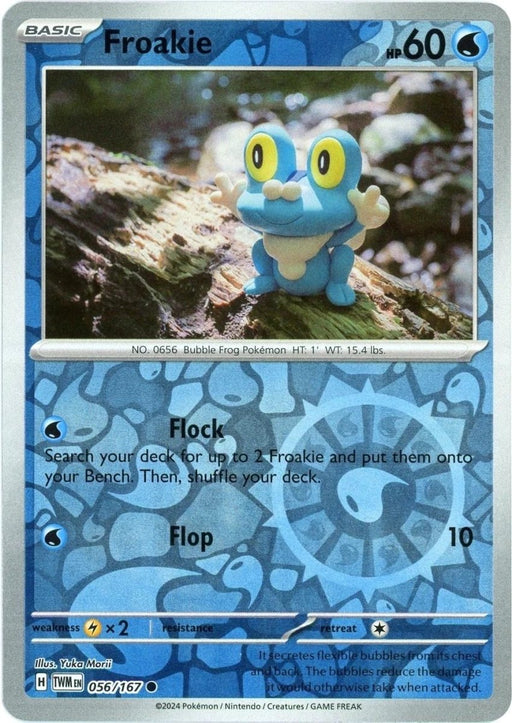 Pokemon Froakie 056/167 SV06: Twilight Masquerade Normal - Eterna Cards