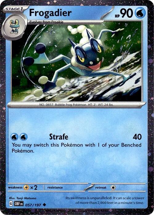 Pokemon Frogadier - 057/197 (Cosmos Holo) 057/197 Miscellaneous Cards & Products Holo - Eterna Cards
