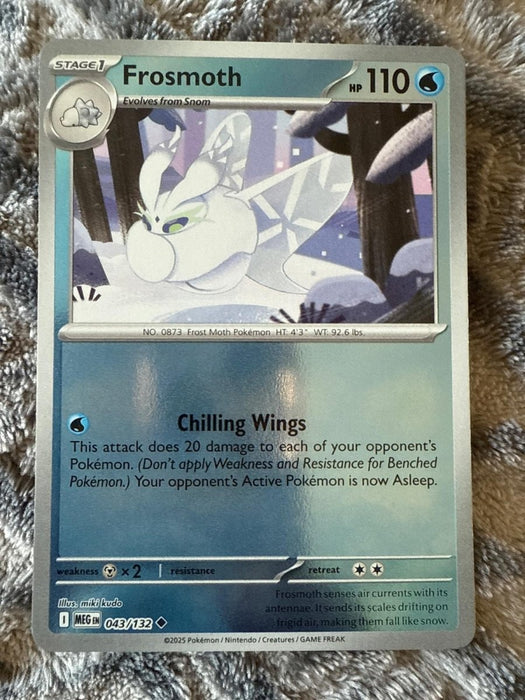 Pokemon Frosmoth 043/132 ME01: Mega Evolution Normal - Eterna Cards