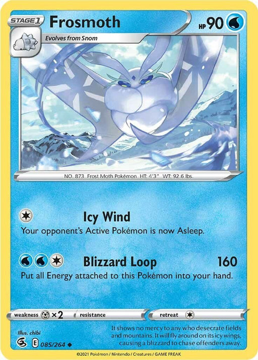 Pokemon Frosmoth 085/264 SWSH08: Fusion Strike Normal - Eterna Cards