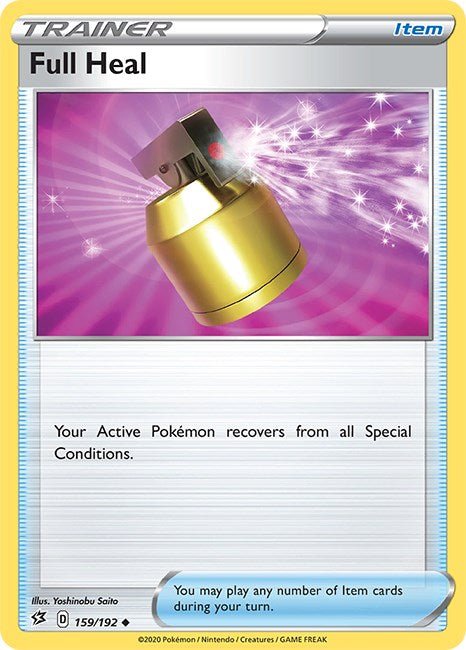 Pokemon Full Heal 159/192 SWSH02: Rebel Clash Reverse Holo - EternaCards