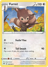 Pokemon Furret 136/189 SWSH03: Darkness Ablaze Reverse Holo