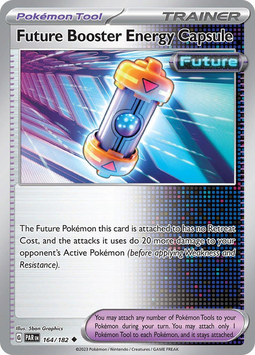 Pokemon Future Booster Energy Capsule 164/182 SV04: Paradox Rift Reverse Holo - EternaCards