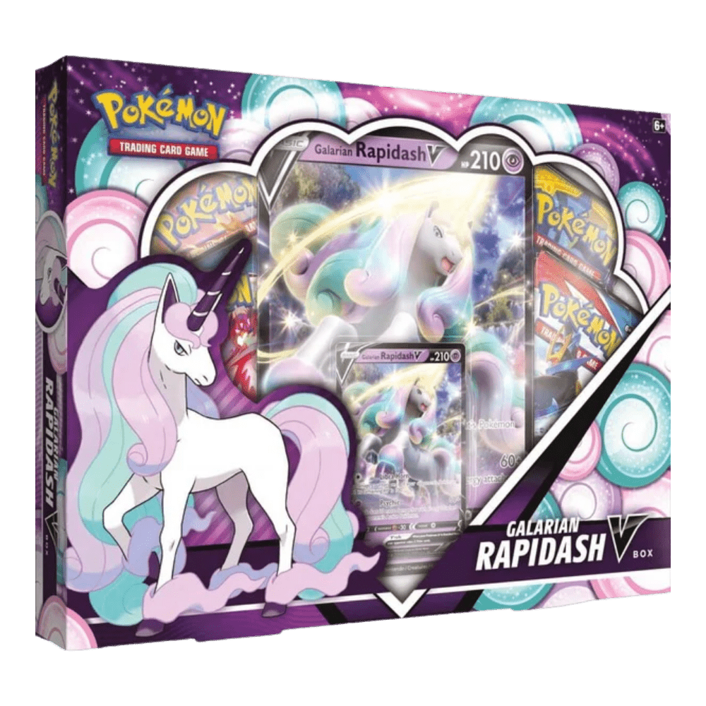 galarian rapidash pokemon card value V Collection Box — Eterna Cards Honor the incredible history Number of cards:100 Cosmoem Collection 2021 Pokemon Max Goof