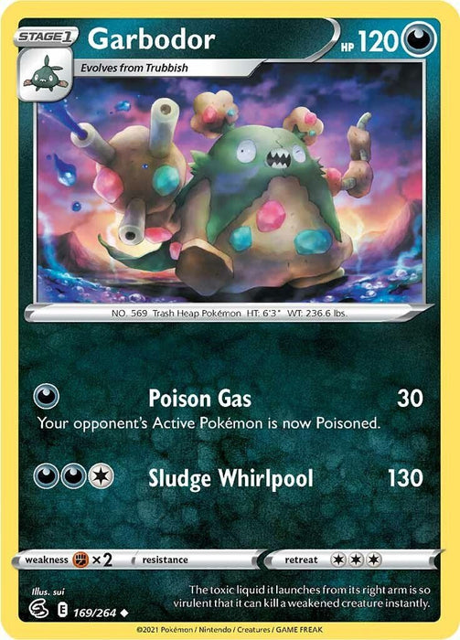 Pokemon Garbodor 169/264 SWSH08: Fusion Strike Normal - EternaCards