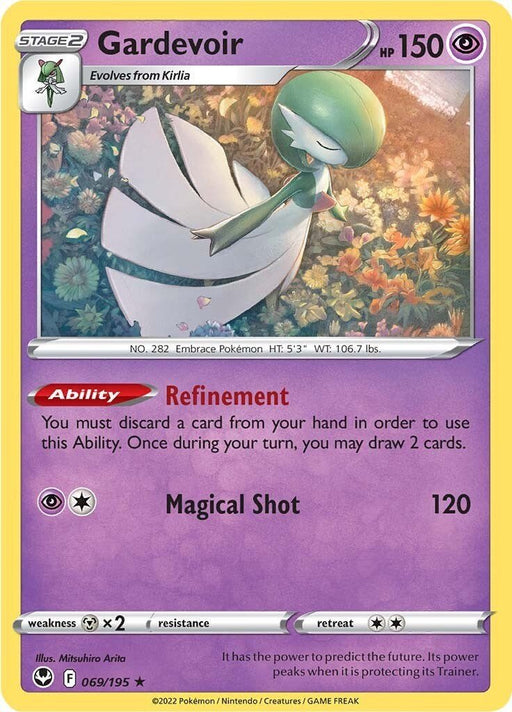 Pokemon Gardevoir 069/195 SWSH12: Silver Tempest Reverse Holo - EternaCards