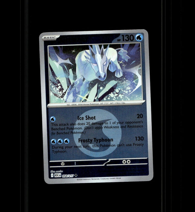 Pokemon Glastrier (Energy Symbol Pattern) 054/217 ME: Ascended Heroes Reverse Holo - Eterna Cards
