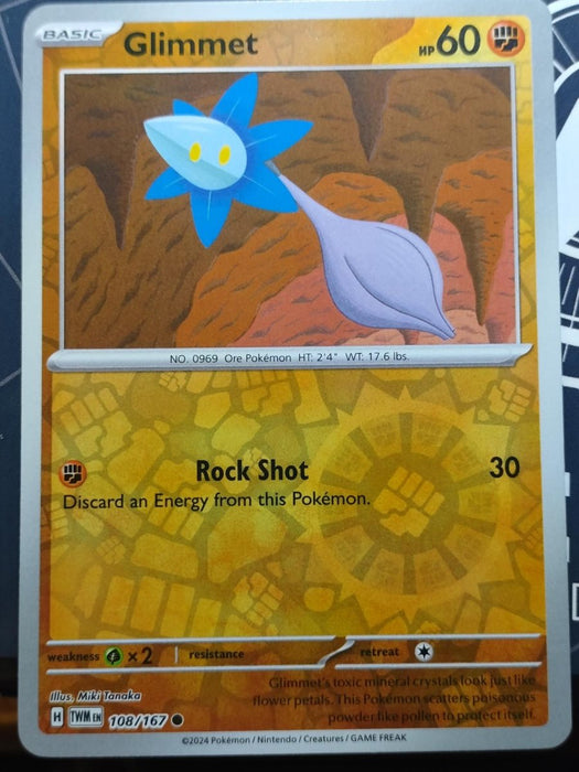 Pokemon Glimmet 108/167 SV06: Twilight Masquerade Normal - Eterna Cards